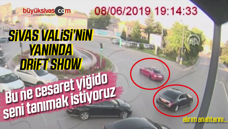 Valinin Makam Aracının Yanında “Drift” Yapan Sürücüye Ceza