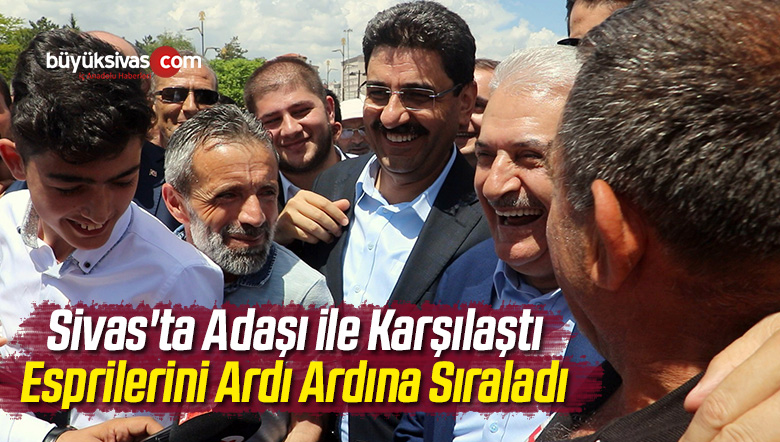 Binali Yıldırım Adaşıyla Karşılaştı Esprileri Peş Peşe Sıraladı