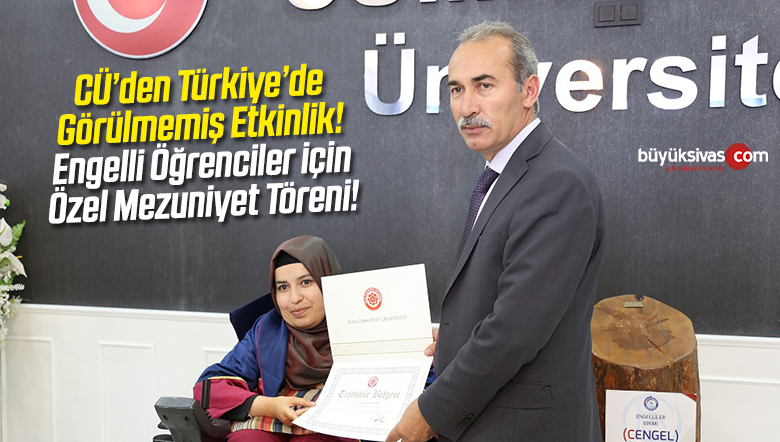 Cumhuriyet Üniversitesi Engelliler Konusunda Farkındalık Oluşturdu