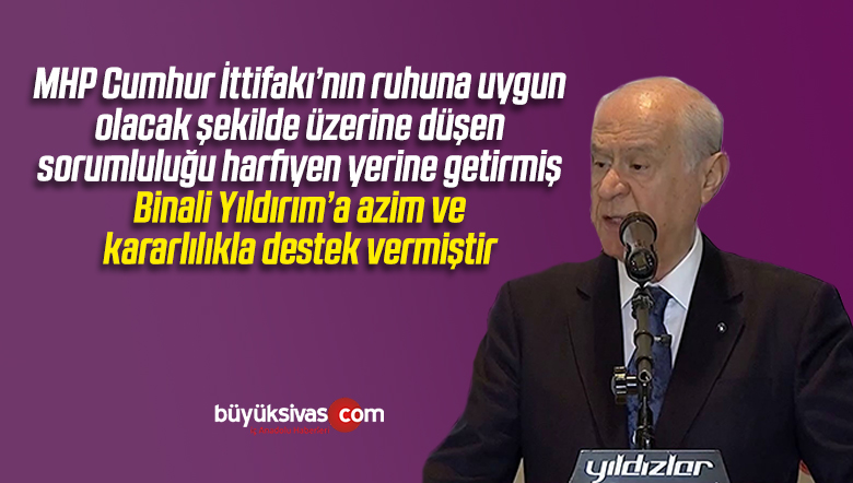 Devlet Bahçeli İstanbul Seçimi Hakkında Açıklamada Bulundu