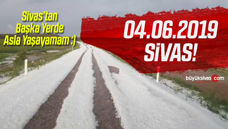 Sivas’ta Etkili Olan Yağış Sürücülere Zor Anlar Yaşattı