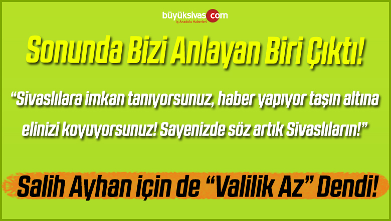 “Haber Yaparak Sizler Taşın Altına Elinizi Koyuyorsunuz! Sıra Vatandaşımızda”