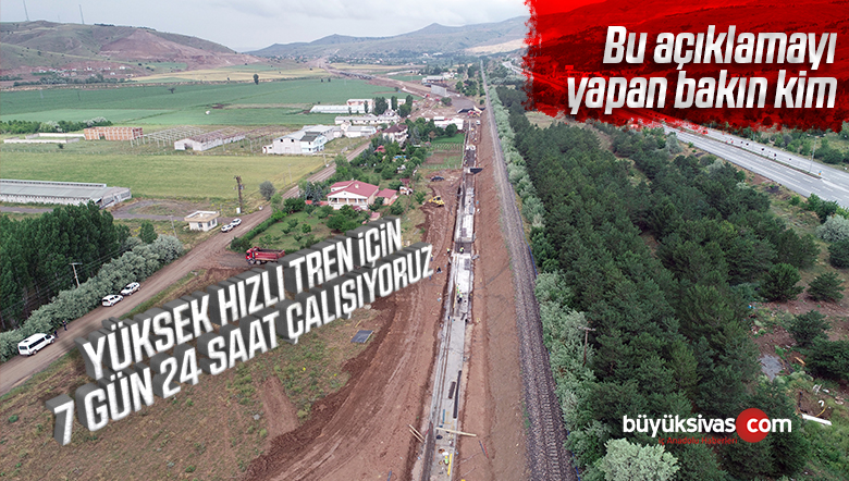 Yüksek Hızlı Tren Projesinde Gece Gündüz Mesai