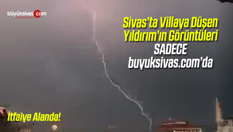 yıldırım düştü