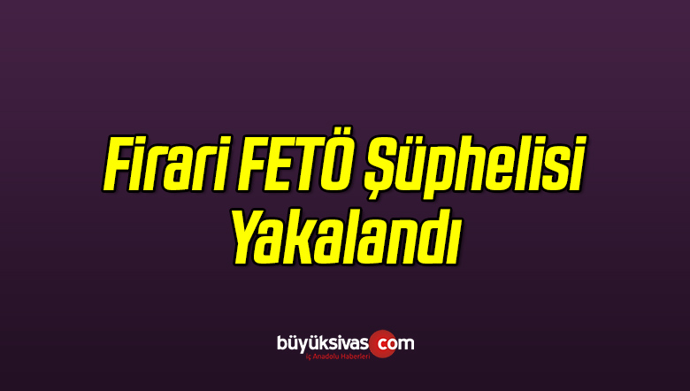 Firari FETÖ Şüphelisi Yakalandı
