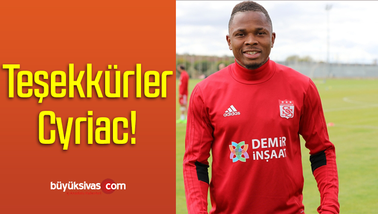 Cyriac’ın Sözleşmesi Karşılıklı Olarak Feshedildi