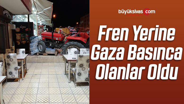 Fren Yerine Gaza Basınca