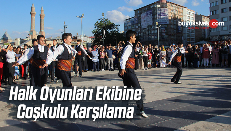 Halk Oyunları Ekibine Coşkulu Karşılama