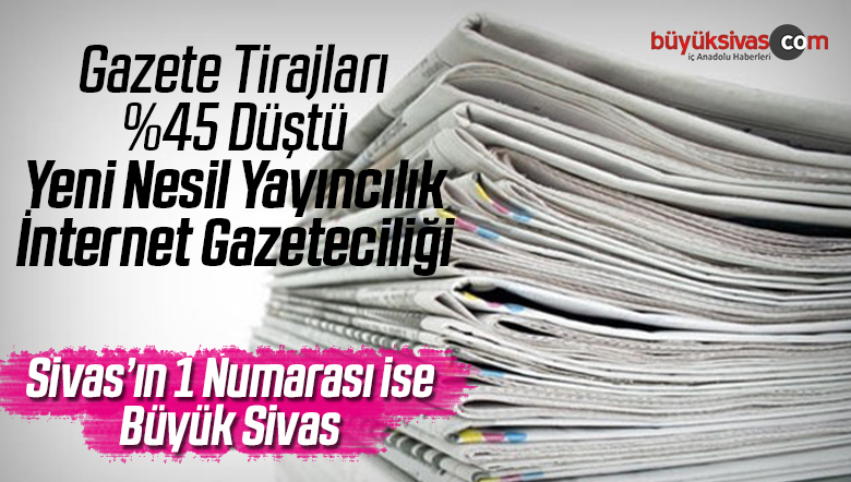 Gazete Tiraj Sayısı Son 5 Yılda Dibe Vurdu