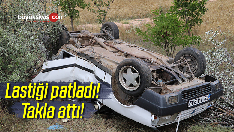 Sivas’ta Seyir Halinde Lastik Patladı: 6 Yaralı