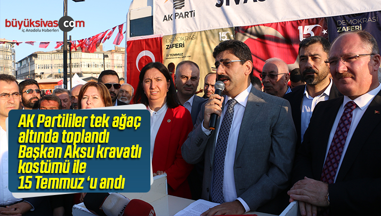 AK Partililer Tek Ağaç Altında Toplandı