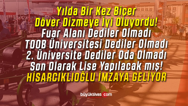Osman Yıldırım Üniversite Diye Diye Gitti! iskelet Bina Şimdi de Lise Oluyor!