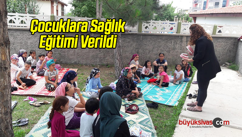Çocuklara Sağlık Eğitimi Verildi