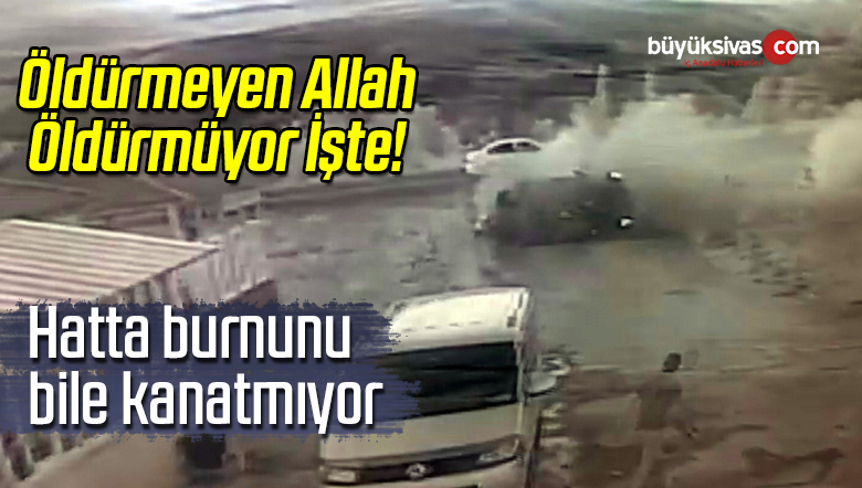 Sivas’ta Emniyet Kemeri Takılı Dört Kişi Ölümden Döndü