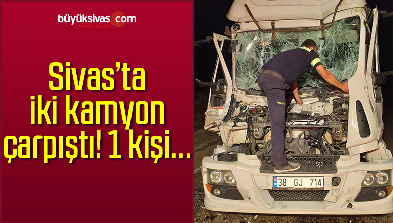 Sivas’ta Trafik Kazasında 1 Kişi Ağır Yaralandı