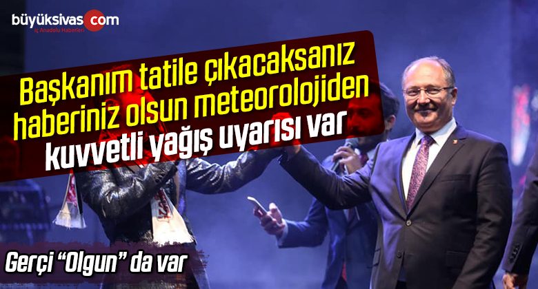 Sivas İçin Kuvvetli Yağış Uyarısı