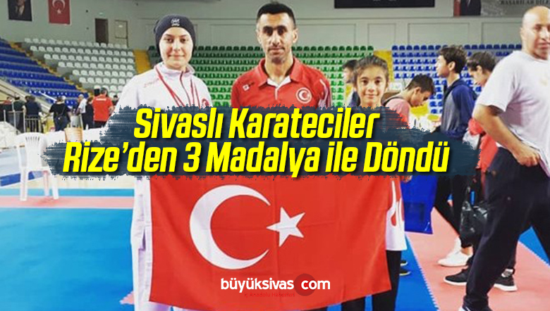 Sivaslı Karateciler Rize’den 3 Madalya ile Döndü