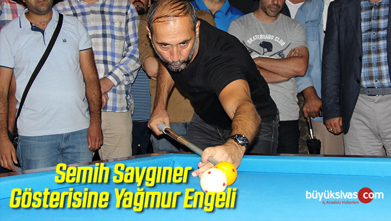 Semih Saygıner Gösterisine Yağmur Engeli