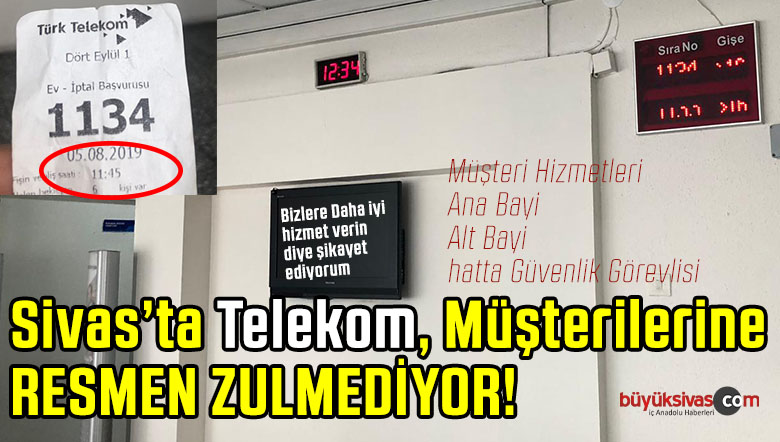 Sivas’ta Türk Telekom Tepeden Tırnağa Sıkıntılı! Vatandaş Mağdur