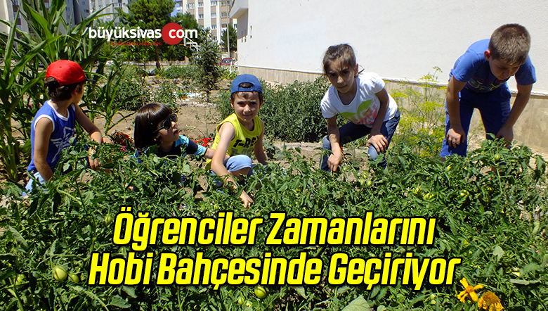 Öğrenciler Zamanlarını Hobi Bahçesinde Geçiriyor