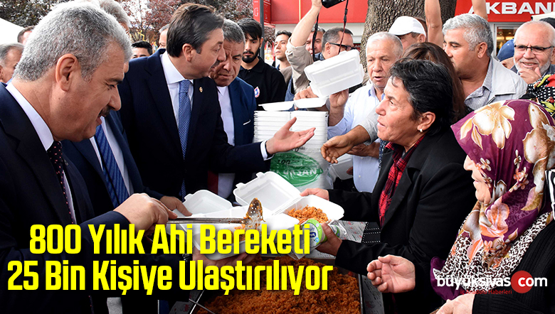 800 Yılık Ahi Bereketi 25 Bin Kişiye Ulaştırılıyor