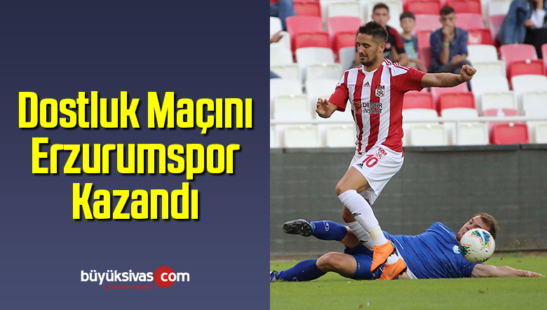 Dostluk Maçını Erzurumspor Kazandı