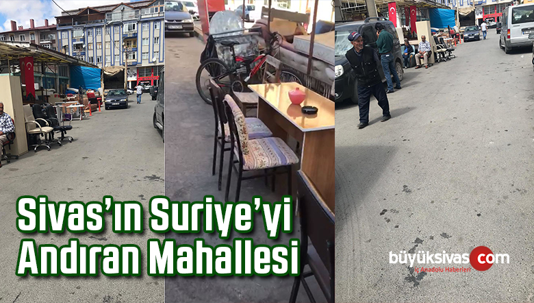 Sivas’ın Suriye’yi Andıran Bu Mahallesi Vatandaşlara Zor Anlar Yaşatıyor