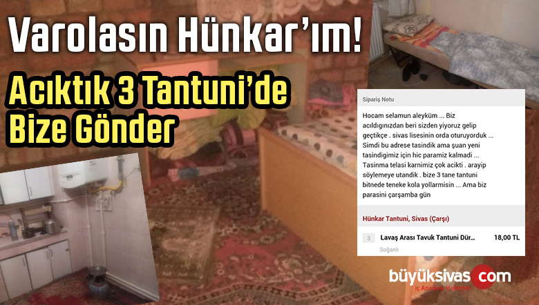 Sivas’ta Güzel Şeylerde Oluyor! “Abi Paramız Yok 3 Tantuni Yollar mısın?”