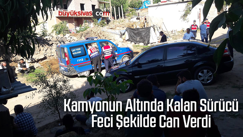 Kamyonun Altında Kalan Sürücü Feci Şekilde Can Verdi