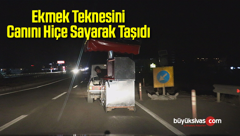 Ekmek Teknesini Canını Hiçe Sayarak Taşıdı