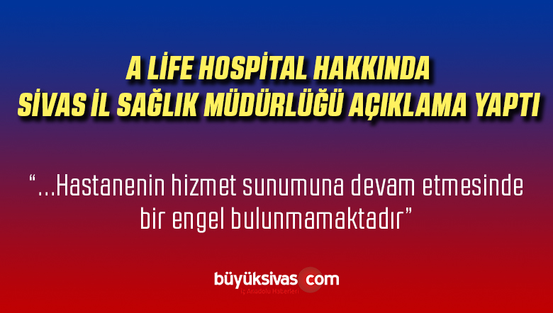 sivas il sağlık