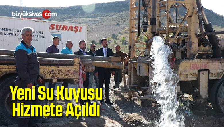 Yeni Su Kuyusu Hizmete Açıldı