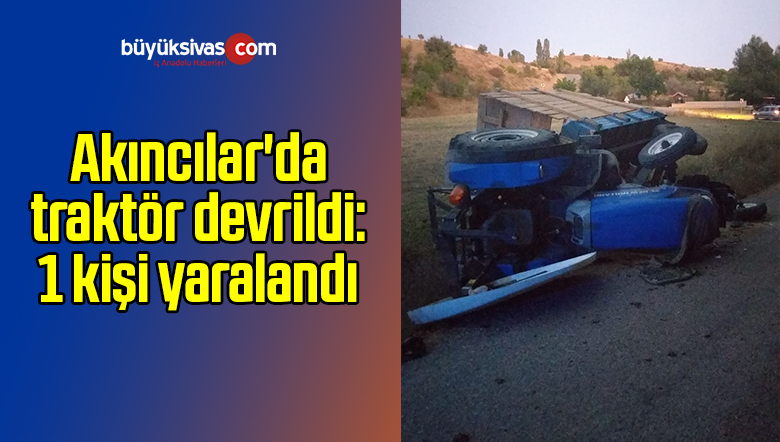 Devrilen Traktörün