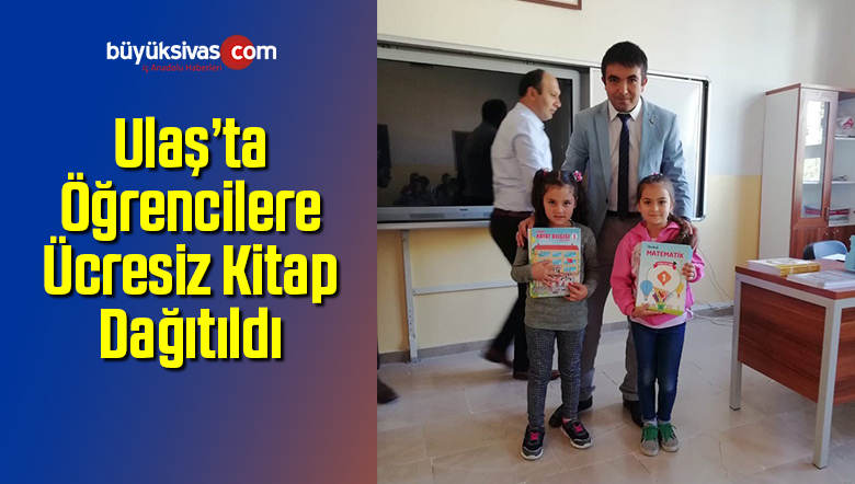 Ulaş’ta Bin 234 Öğrenciye Ücretsiz Ders Kitabı Dağıtıldı