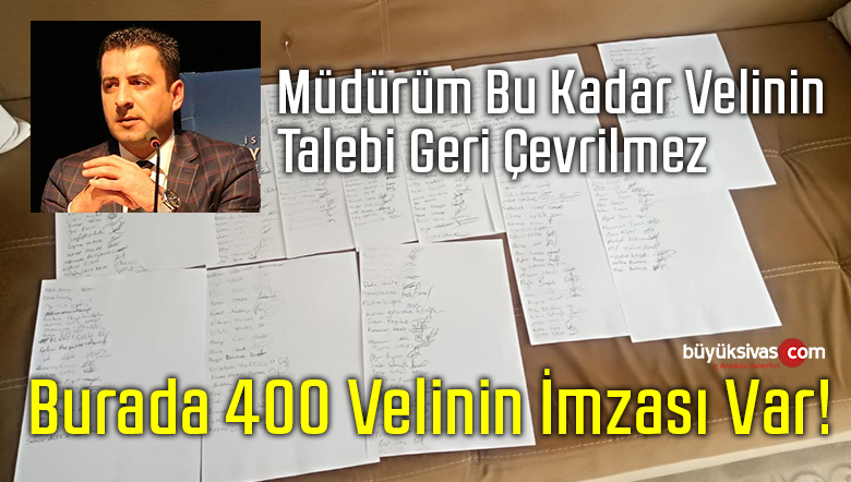 400 Veli imza Topladı! Milli Eğitim ve Yetkililere Seslendi!
