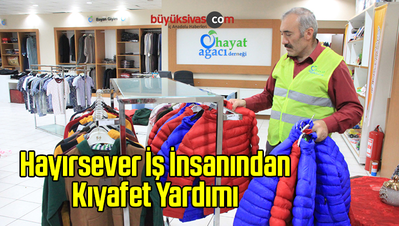 Hayırsever İş İnsanından Kıyafet Yardımı