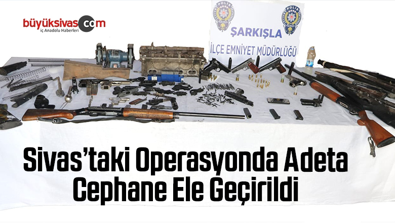 Operasyonda Adeta Cephane Ele Geçirildi