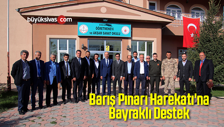 Barış Pınarı Harekatı’na Bayraklı Destek