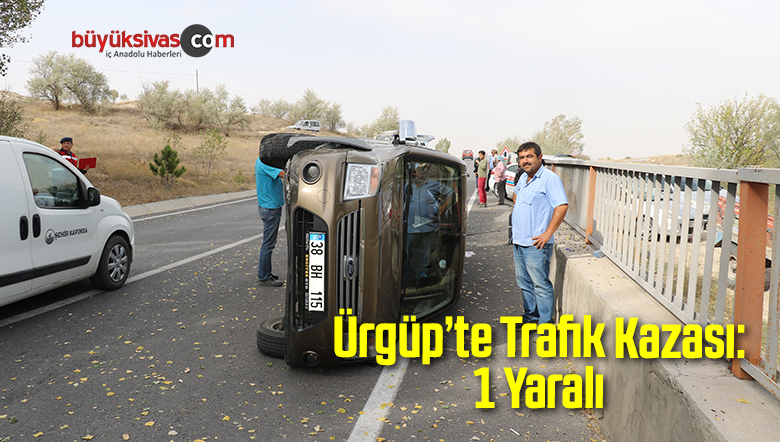 Ürgüp’te Trafik Kazası: 1 Yaralı