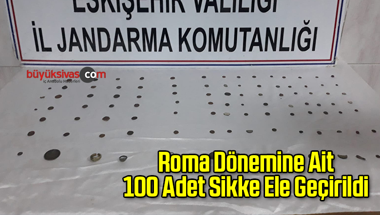 Roma Dönemine Ait 100 Adet Sikke Ele Geçirildi