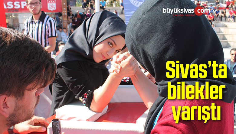 Sivas’ta “Bilek Güreşi Yarışması” Gerçekleştirildi