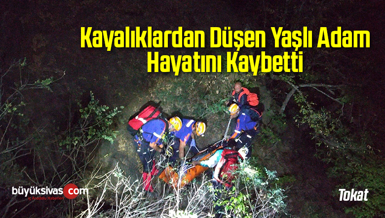 Kayalıklardan Düşen Yaşlı Adam Hayatını Kaybetti