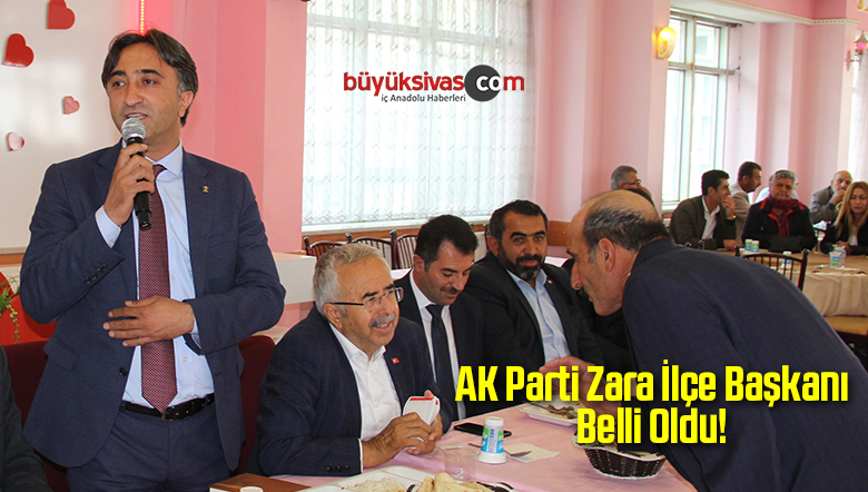AK Parti Zara İlçe Başkanlığı’na Ahmet Okur Getirildi