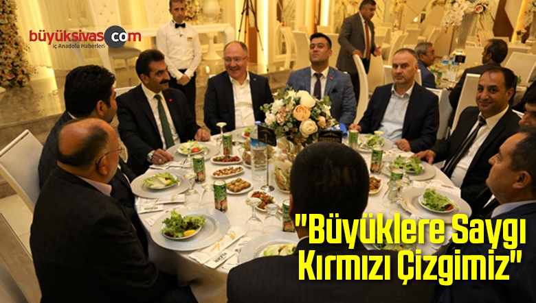 “Büyüklere Saygı Kırmızı Çizgimiz”