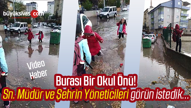 Sivas’ta Vali Aydın Güçlü ilkokulu Öğrencilerinin Zor Anları