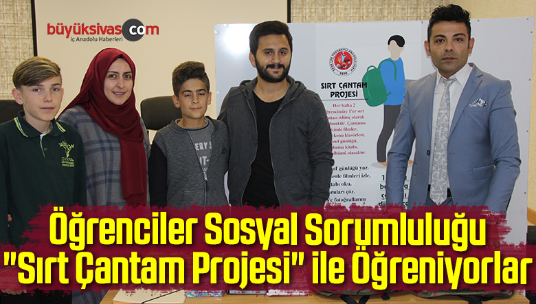 Sosyal Sorumluluğu “Sırt Çantam Projesi” ile Öğreniyorlar