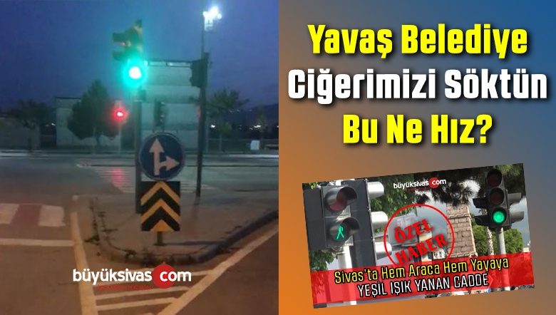 Sivas Belediyesi Yeter ki Sorunu Görsün Anında Çözüyor! Valla Tebrikler