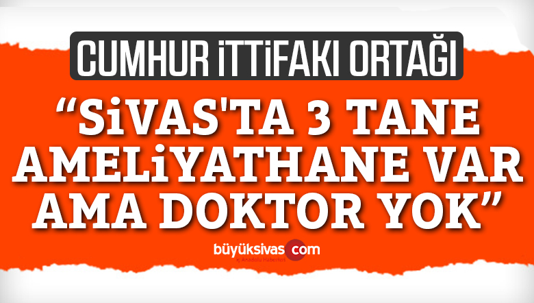 Zara Devlet Hastanesi’nde Genel Cerrahi Doktoru Yok