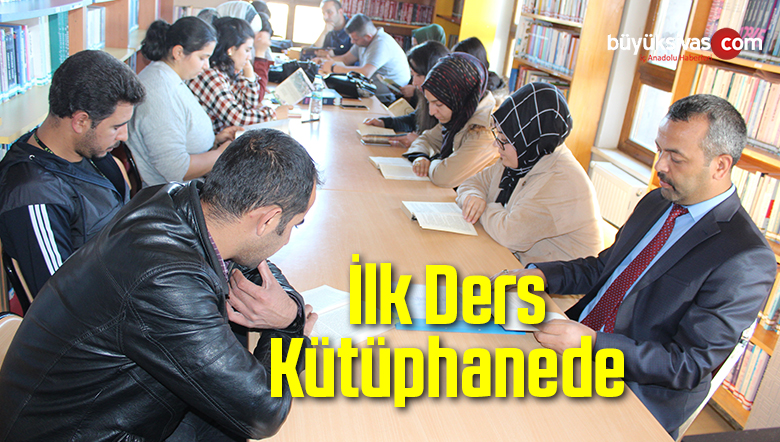 İlk Ders Kütüphanede