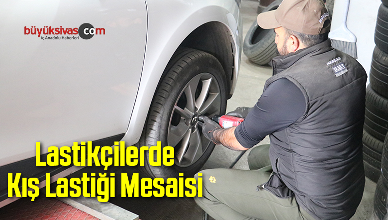 Lastikçilerde Kış Lastiği Mesaisi